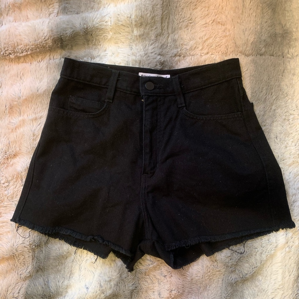 American Apparel High Waisted Mini Short